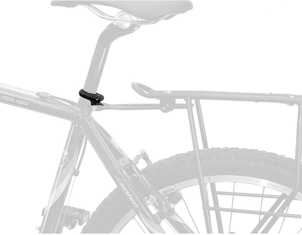 Katana seat clamp with luggage carrier fixation | 31,8mm