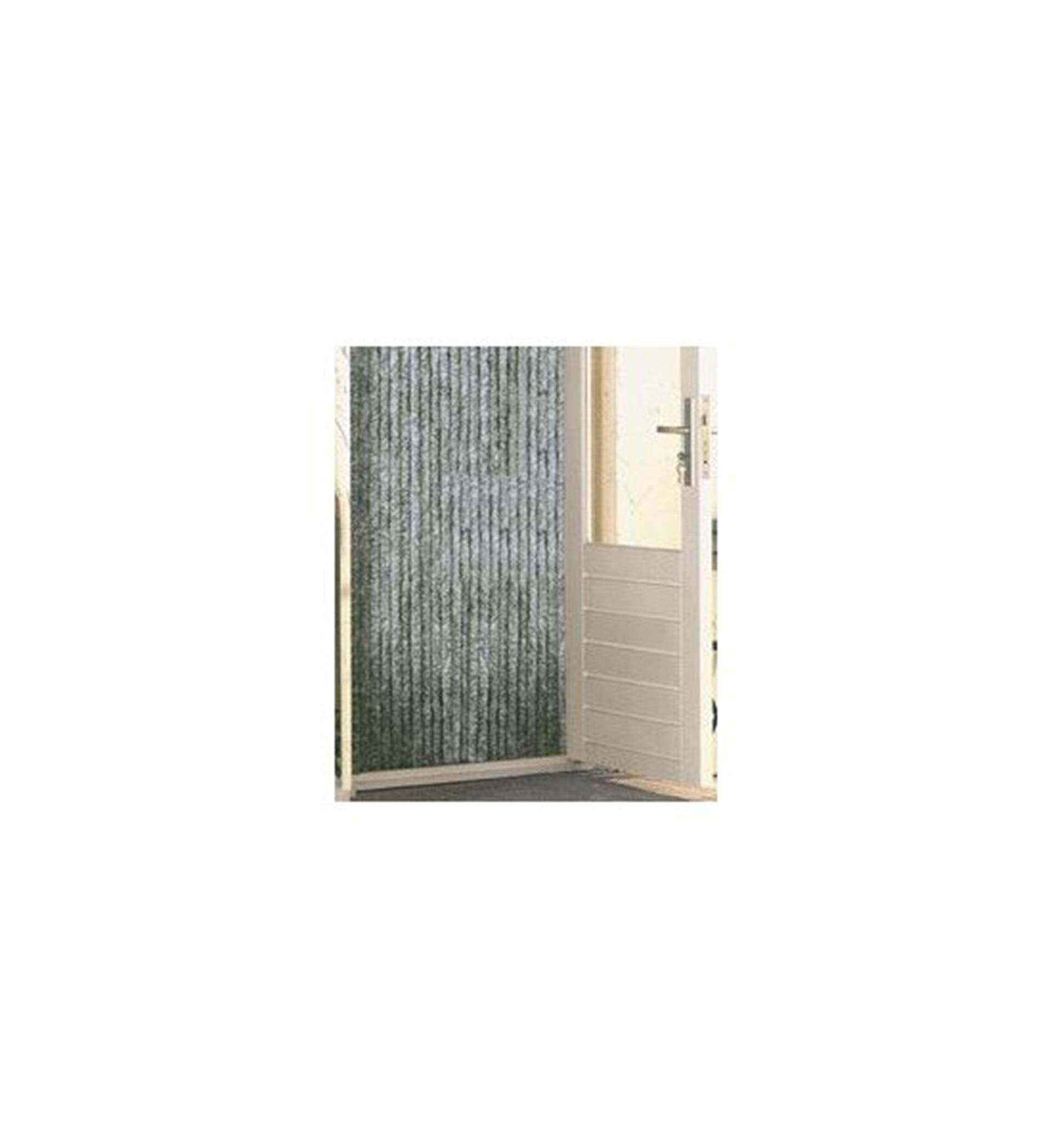 Wicotex kattenstaartgordijn 90x220 zwart wit gri