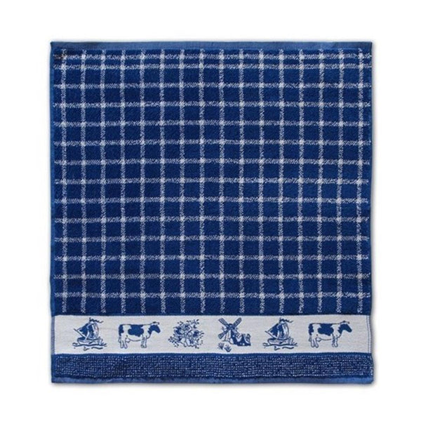 Ddddd dddd keukendoek 50x55 cm dutchie 6st blauw