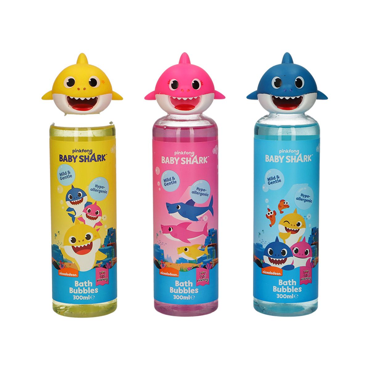 Baby Shark badbubbels geel 300ml
