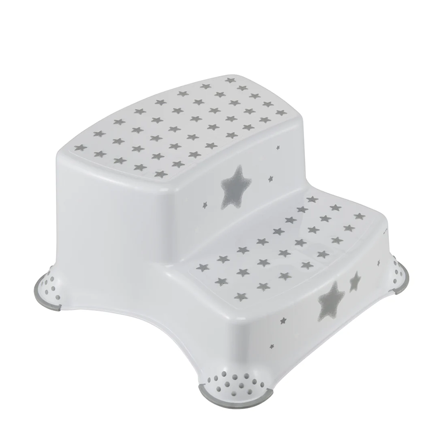 Keeeper opstapje kids wit stars 40 x 37 x 21 cm
