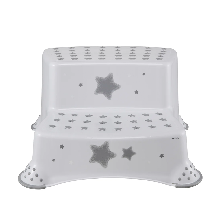 Keeeper opstapje kids wit stars 40 x 37 x 21 cm