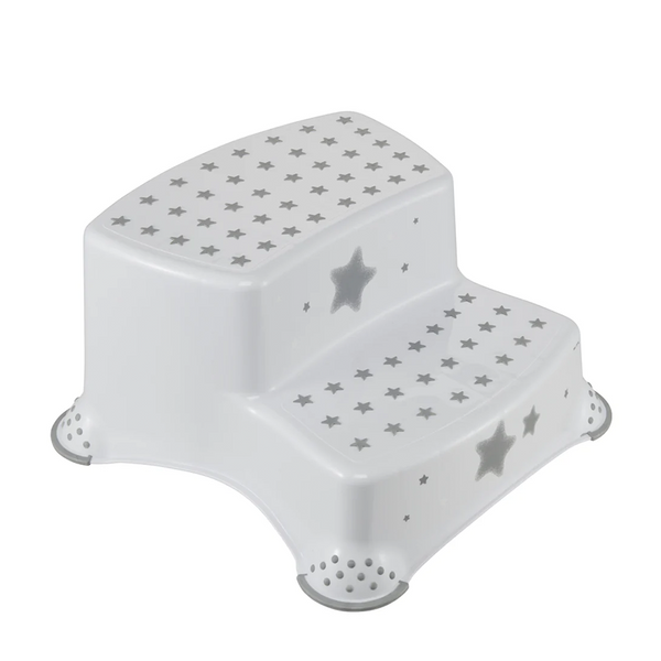 Keeeper stars wit 2 treden opstapje - kleur stars nordic white