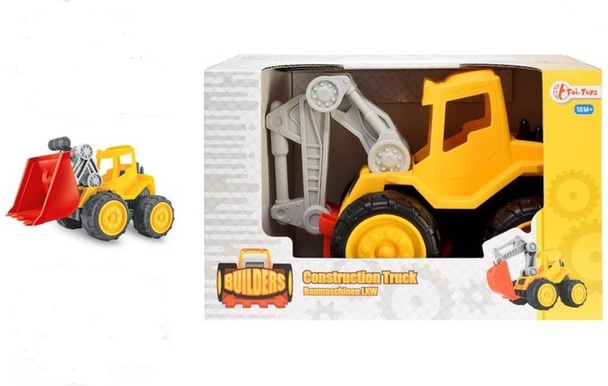 Jonotoys auto's en vrachtwagens stevige buldozer