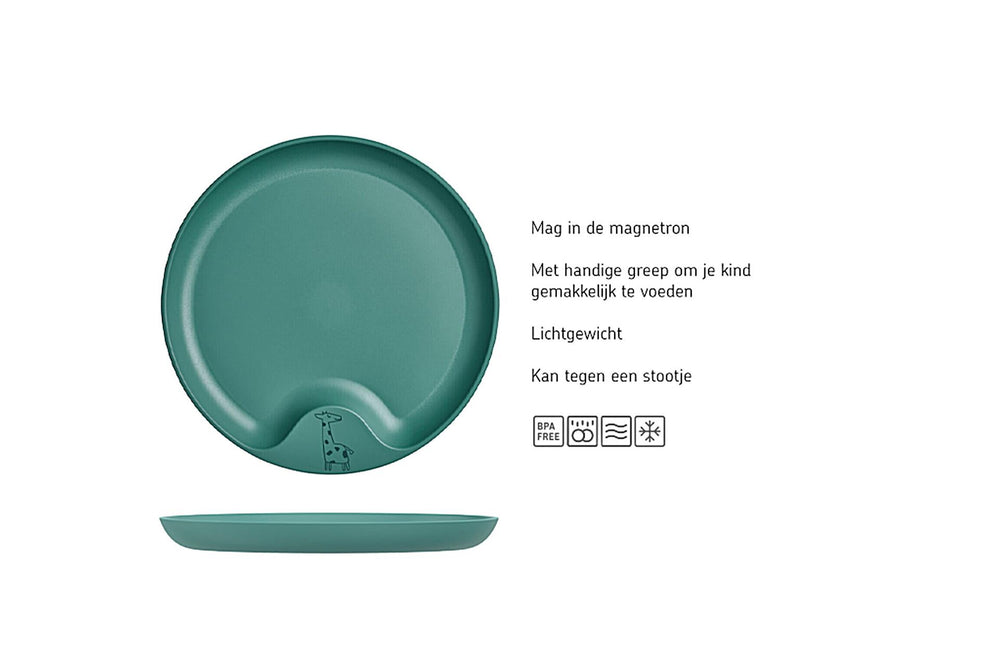 Mepal kinderbord deep turquoise
