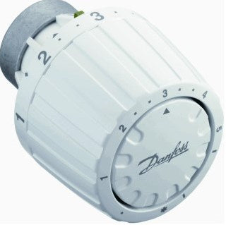 Kirchhoff danfoss thermostaatkop, wit, 26 mm, met ingebouwde sensor - 013g2950