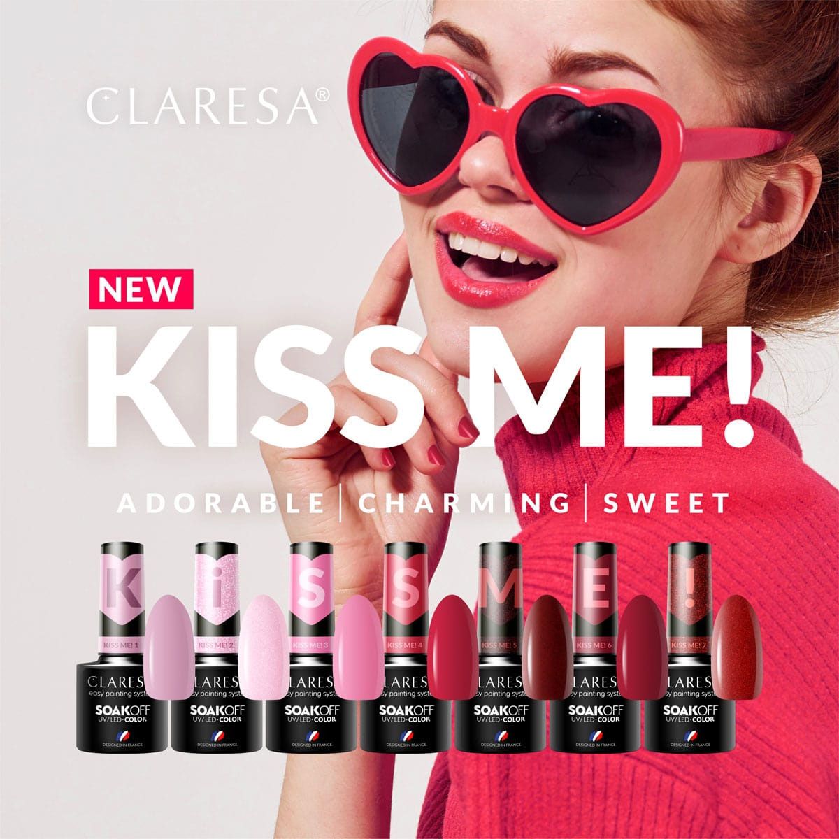 Claresa uv led gellak 5ml kiss me 7