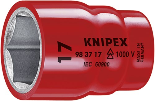 Knipex dop voor ratel (dubbele zeskant) | met binnenvierkant | 1 2 - 98471