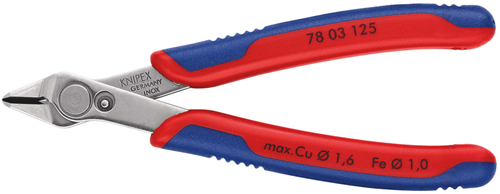 Knipex electronic super knips® | 125 mm lengte | meer-componentengrepen - 78 03 125 sb