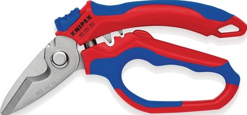 Knipex elektriciens- ambachtsschaar | lengte 160 mm meercomponenten-mantels | 1 stuk - 95 05 20 sb - 95 05 20 sb