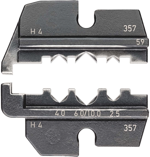 Knipex krimpprofiel | voor solar connectors helios h4 (amphenol) - 97 49 59