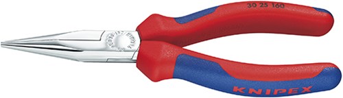 Knipex langbektang verchroomd met meer-componentengrepen 160 mm - 3025160