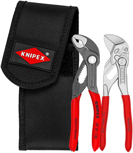Knipex mini-tangenset in gereedschapsriemtas | 1 x 86 03 125, 1 x 87 01 125 - 00 20 72 v04