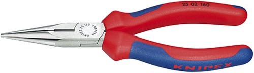 Knipex radiotang recht + zijsnijder 160 mm - 2502160