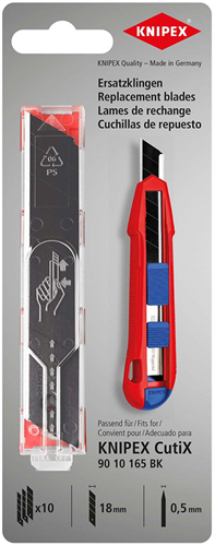 Knipex reservemes | voor 90 10 165 bk | 10 stuks - 90 10 165 e02