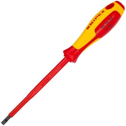 Knipex schroevendraaier sl 5,5x232 mm vde - 98 20 55