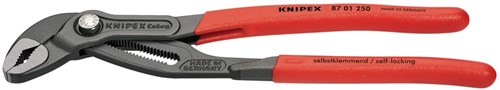Knipex waterpomptang cobra gepolijst 250 mm - 87 01 250 sb - 8701250sb