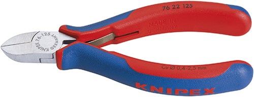 Knipex zijsnijtang voor elektromechanica | verzonken scharnier | 125 mm - 7622125