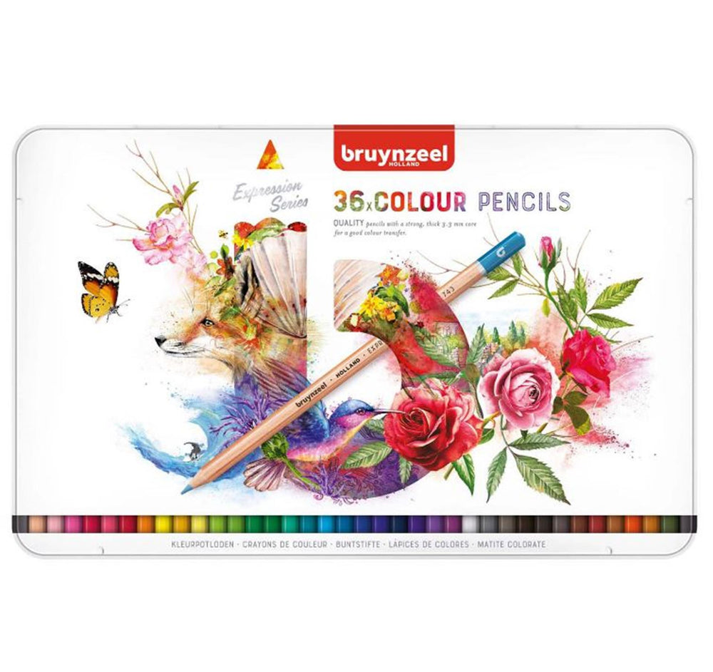 Bruynzeel expressie kleurpotloden blik 36