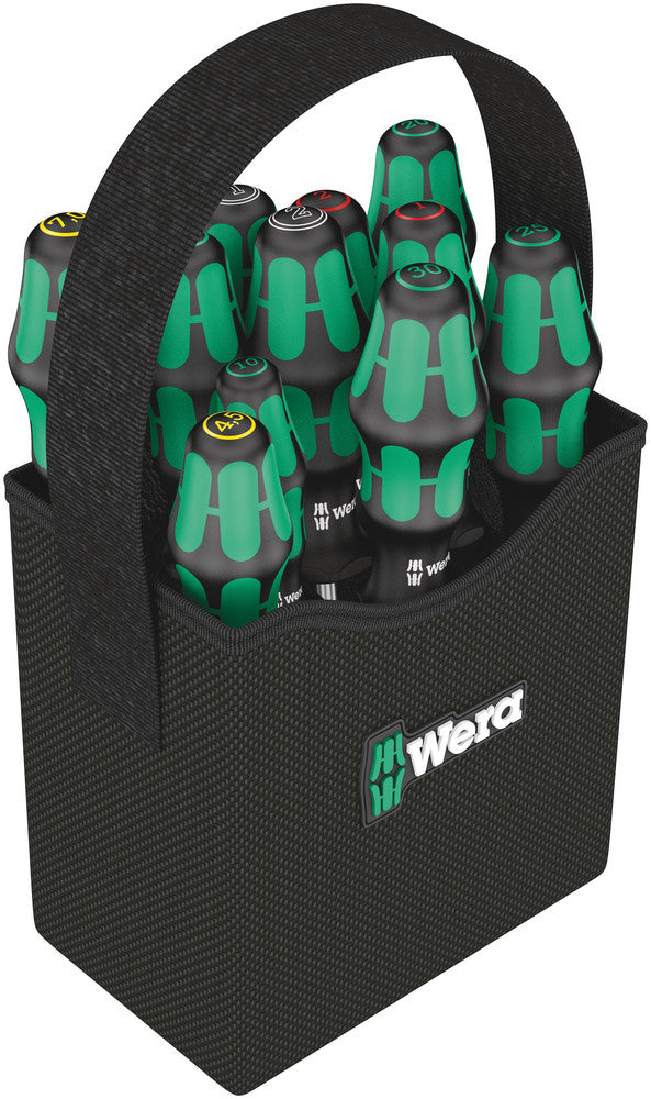 Wera kraftform 2go 300 schroevendraaier (zwart groen)