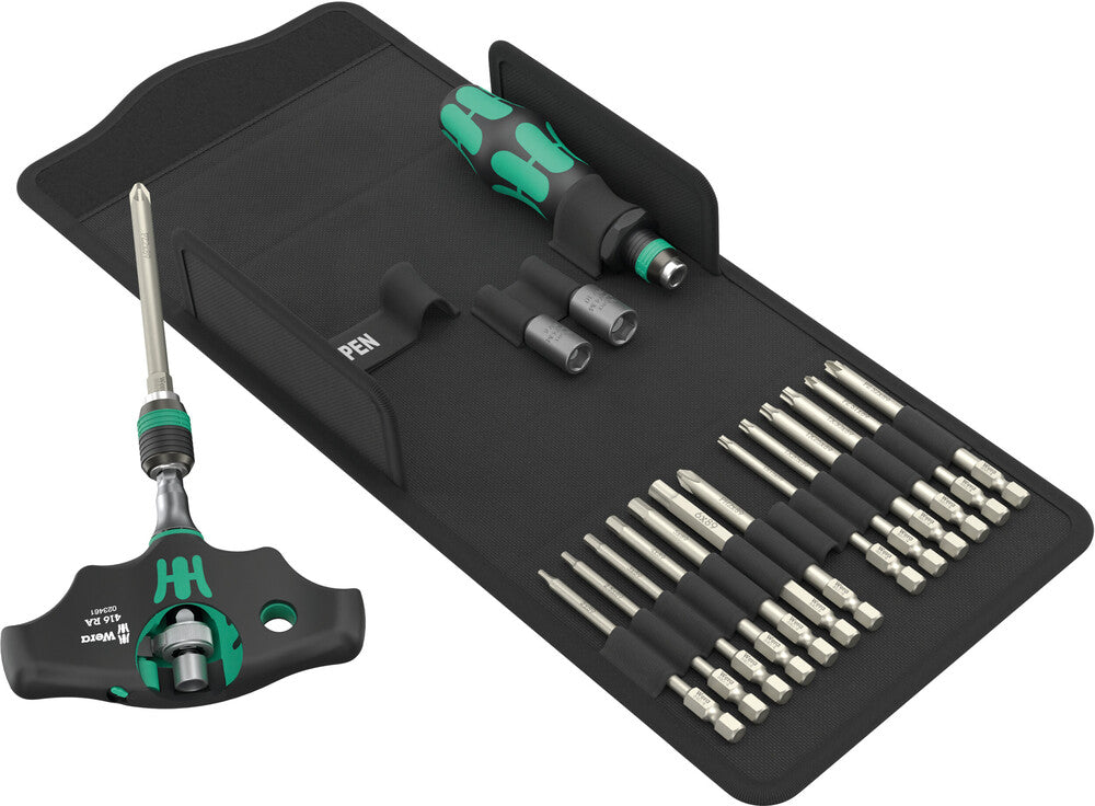 Wera kraftform kompakt 400 ra shk set 1, 19-delig - 05136072001