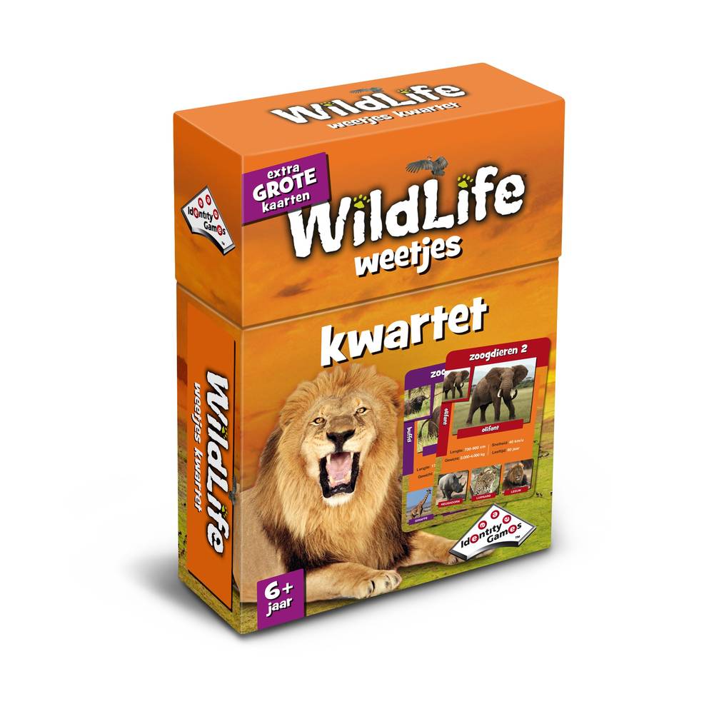 Boosterbox wildlife weetjes kwartet - kaartspel
