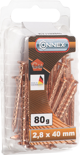 Connex bootnagel 2.8x40 80g cu - ky1102840