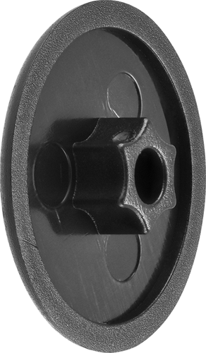 Connex afdekkap tx30 d16 pvc 50st zw - ky3180091