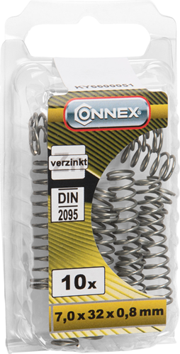Connex drukveer 7x32x0.8 10st vz - ky6600051