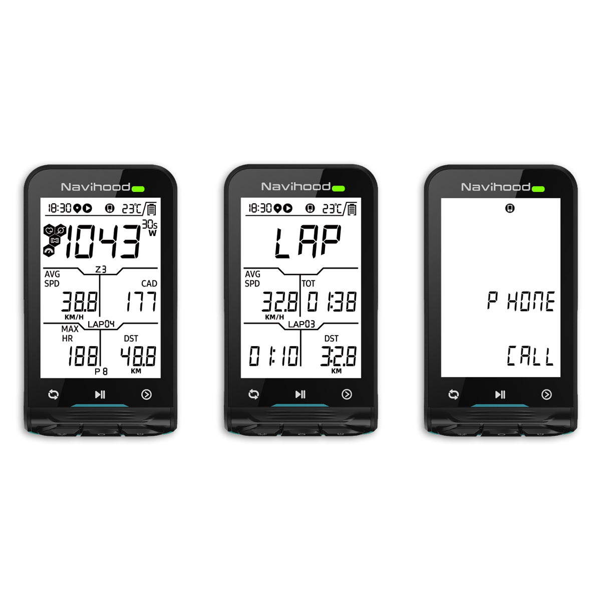 Fietscomputer GPS M2 Ovaal