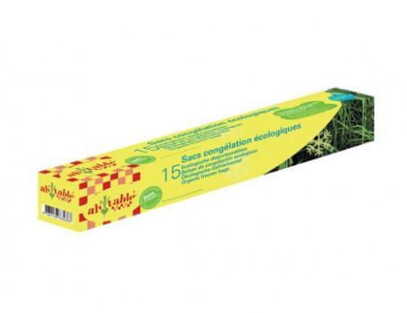 Ah! tafel! diepvrieszakken bioplastic - l - 30x45cm - 15st