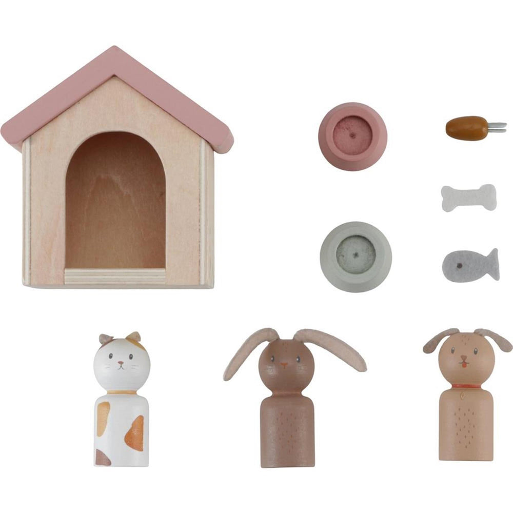Little dutch poppenhuis aanvulset huisdieren