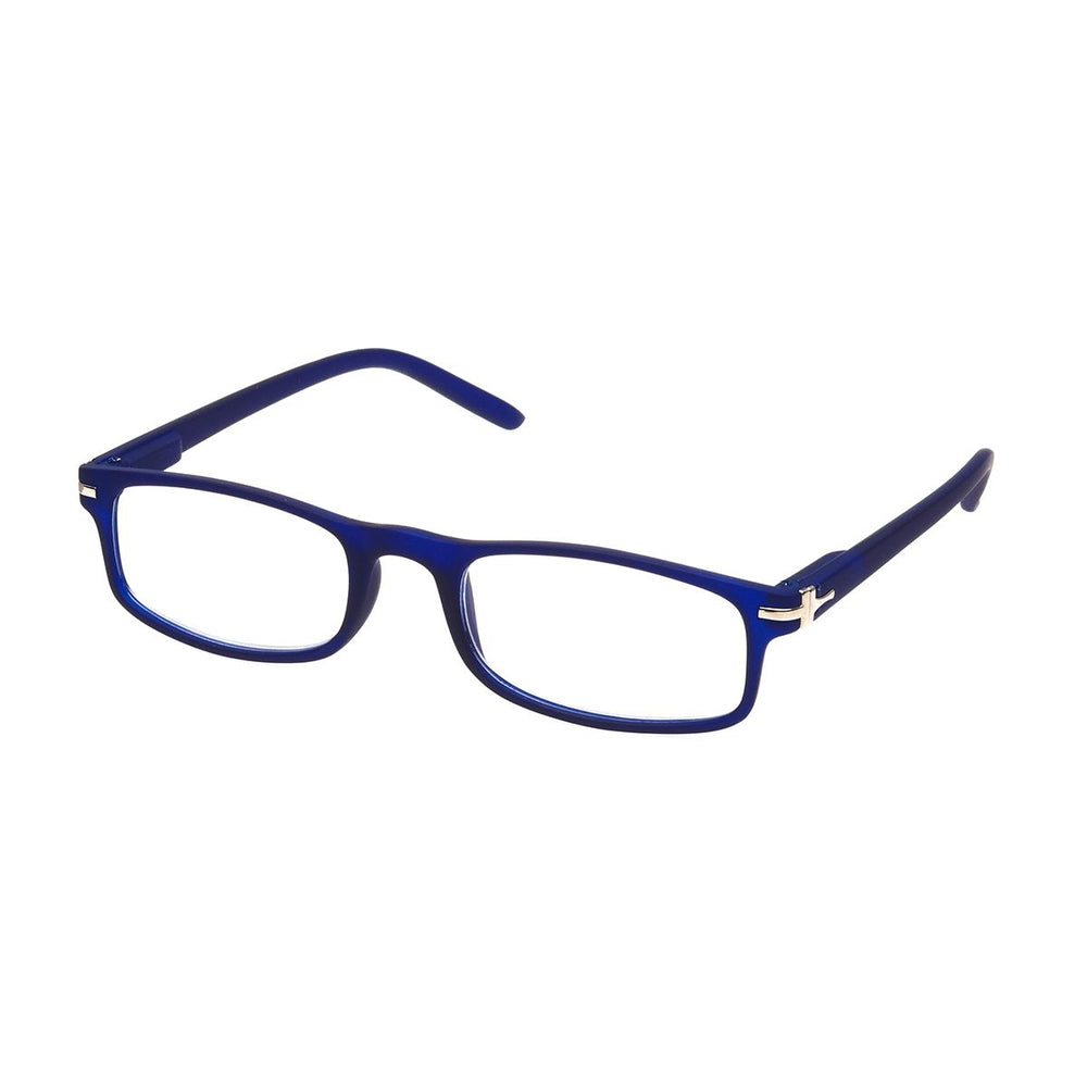 Spectrum leesbril mat blauw rechthoekig 1,50