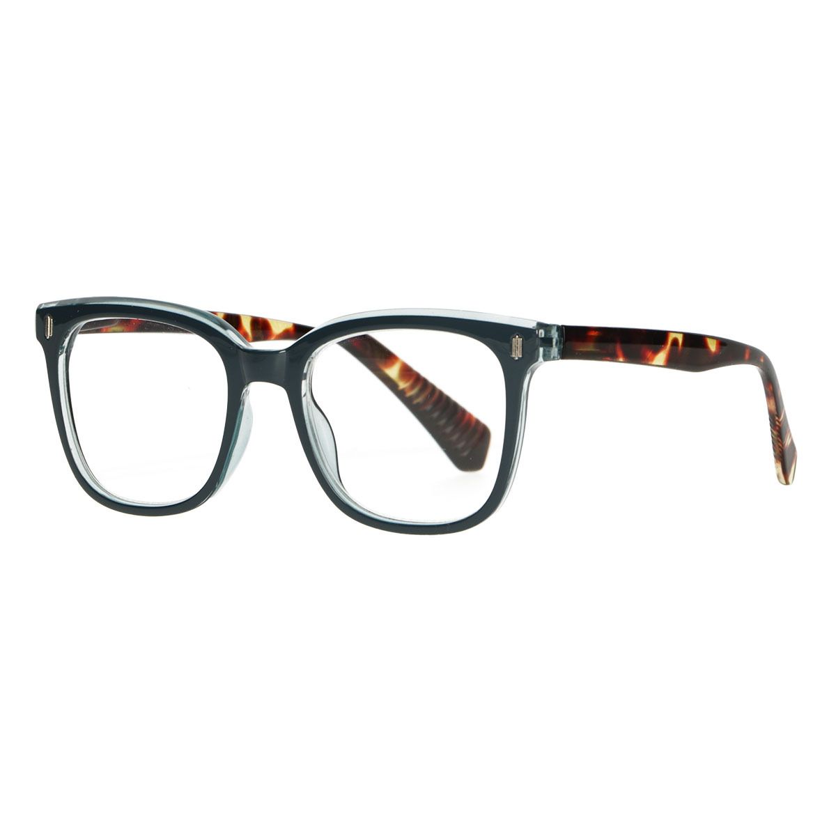 Spectrum leesbril blauw havana 3.50