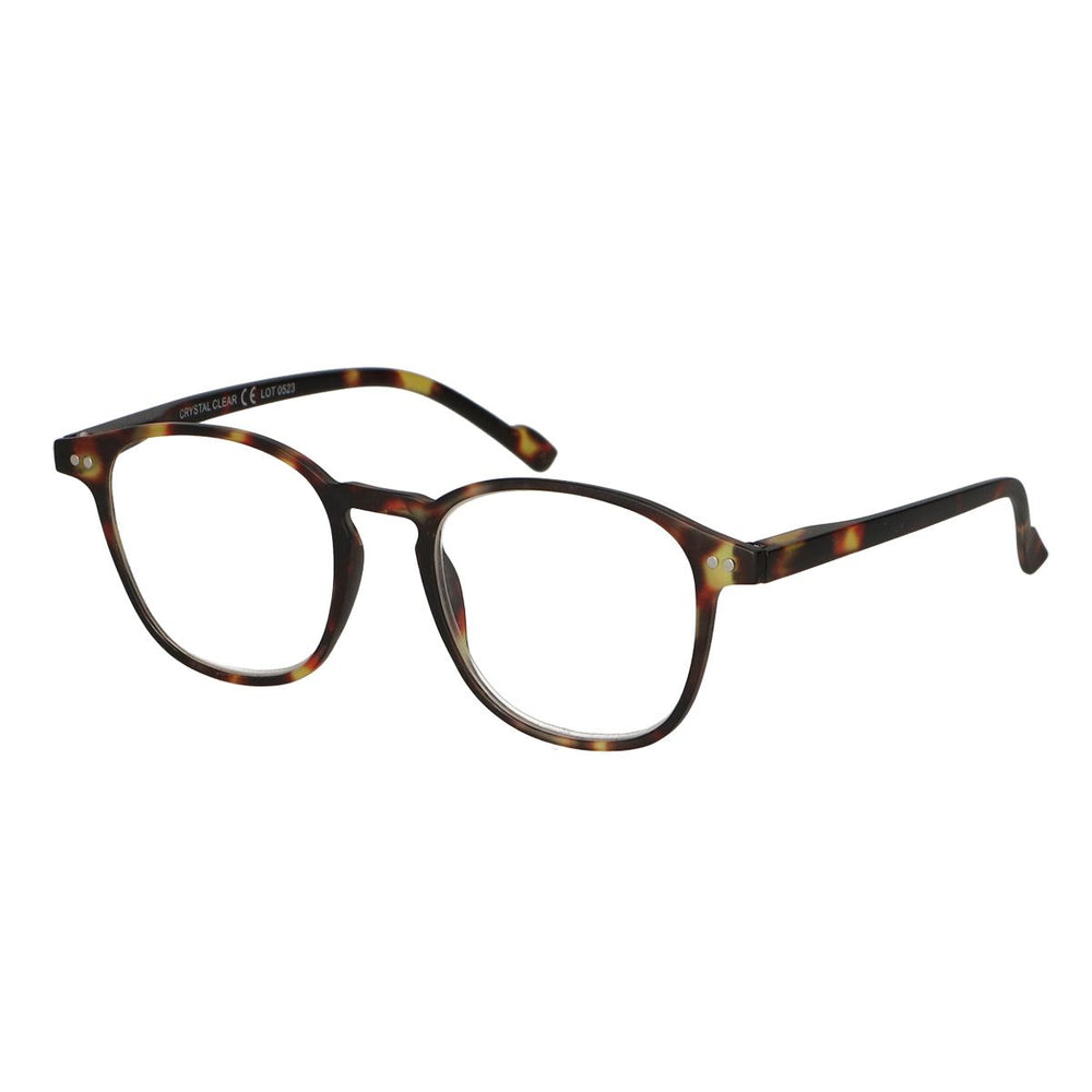 Spectrum leesbril ultra plat in case havana 1.00