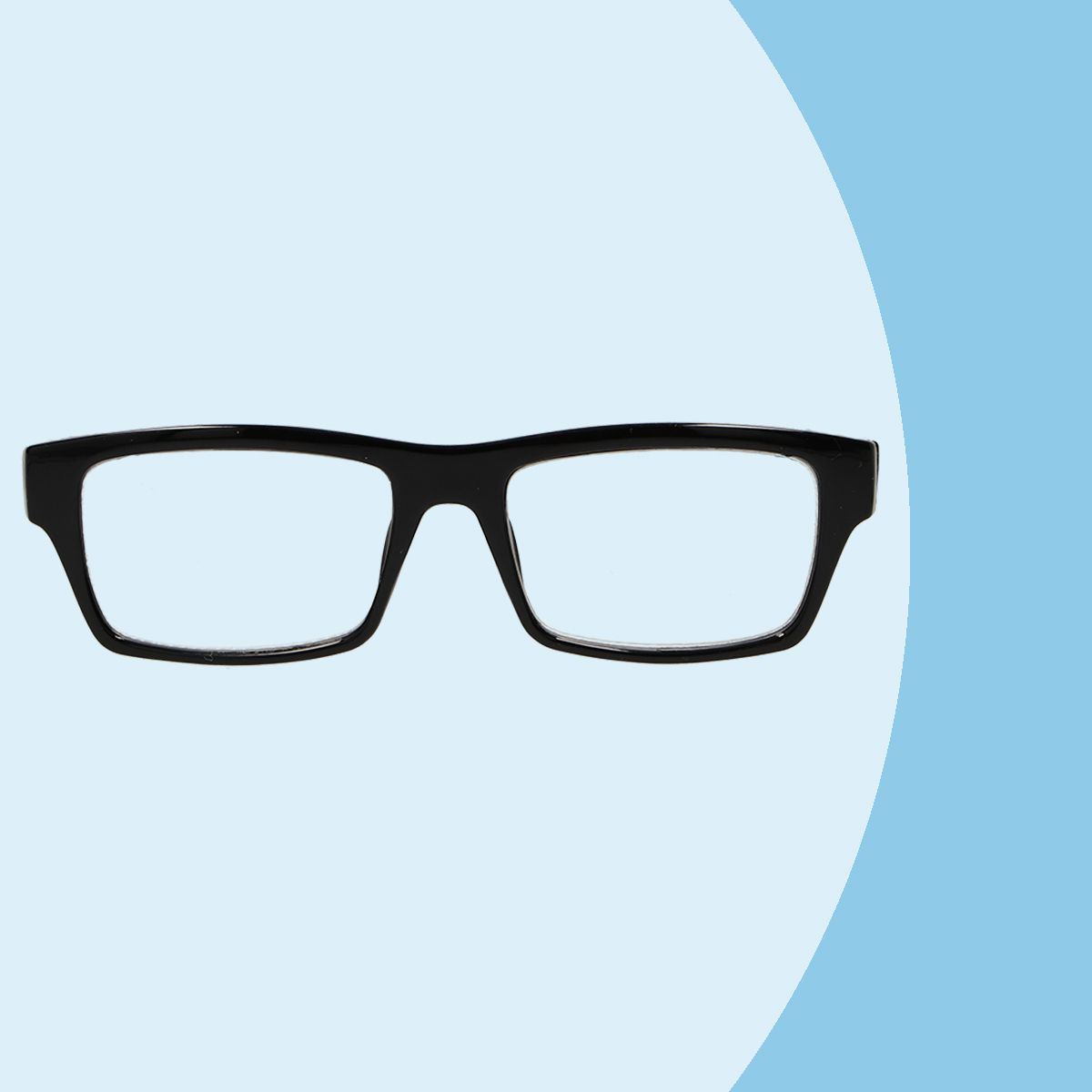 Spectrum leesbril zwart 1,50 rechthoekig