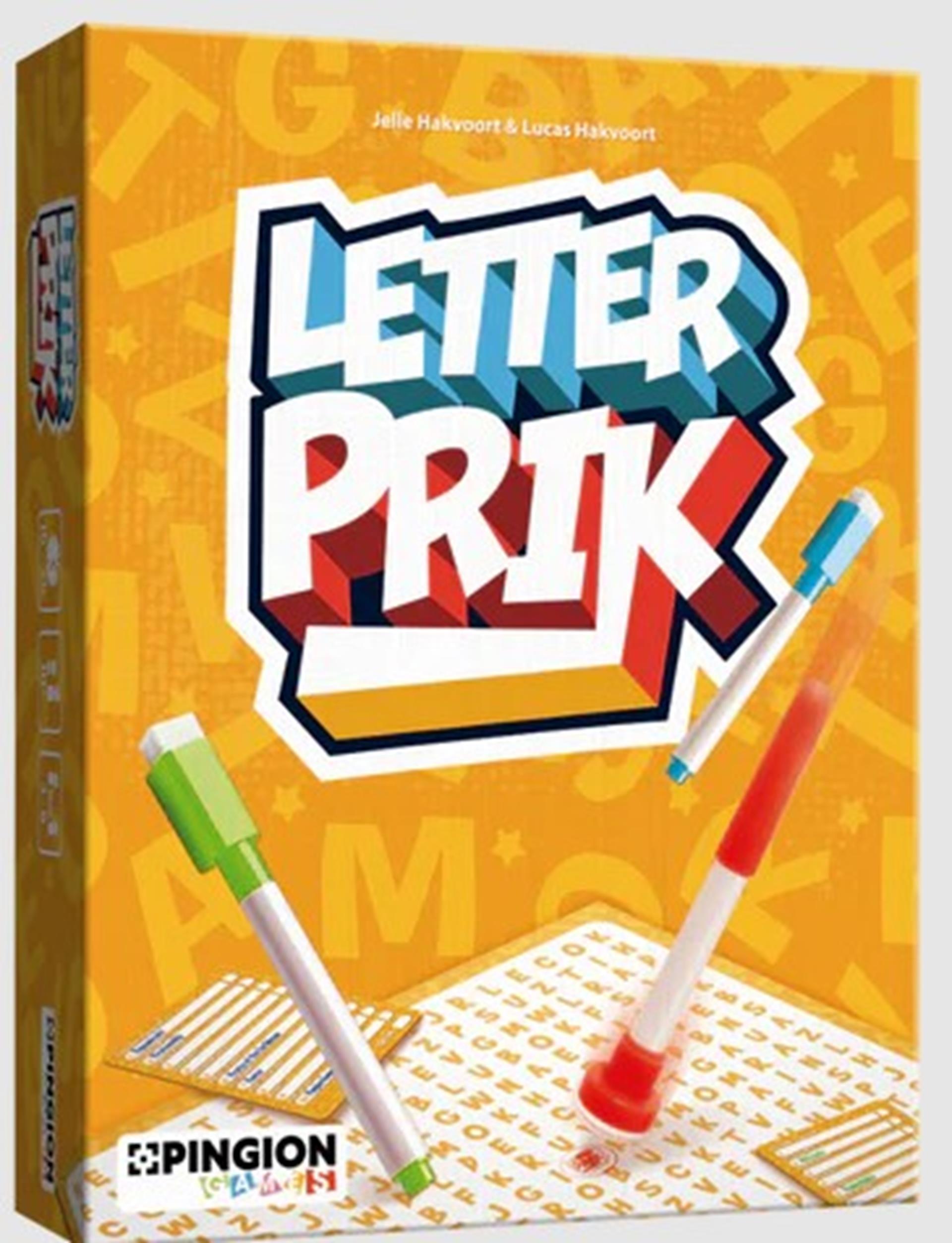 Pingion games - letterprik bordspel