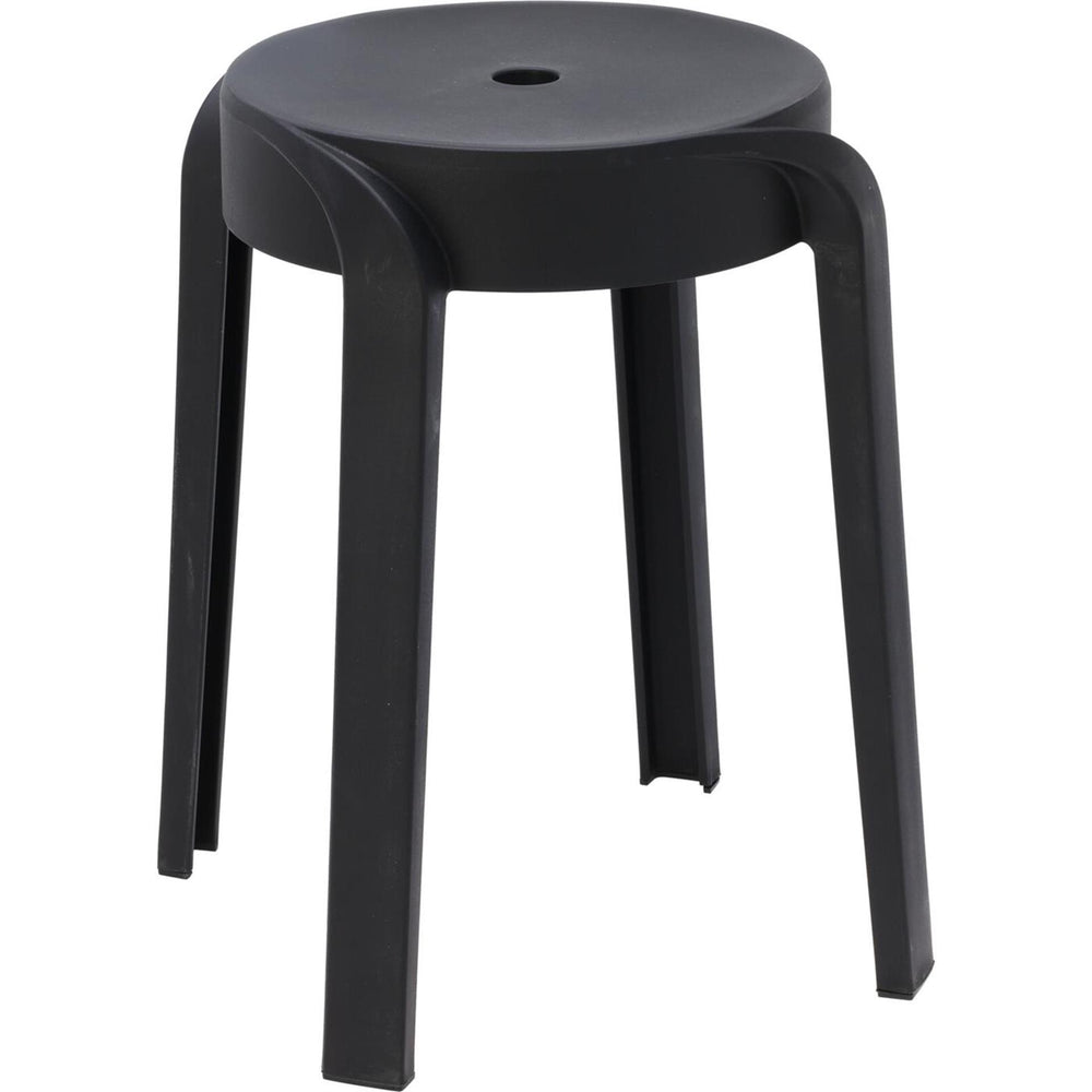 Home styling krukje stapelbaar zwart rond