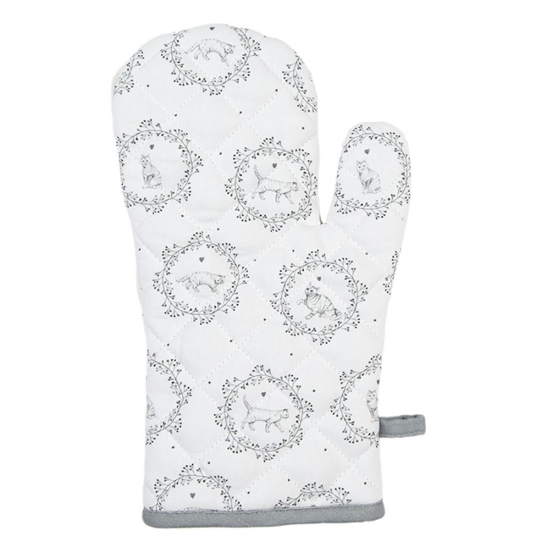 Clayre eef ovenhandschoen kat 18x30cm