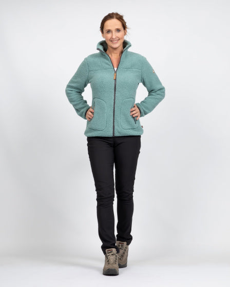 Wendy fleecevest dames groen maat L