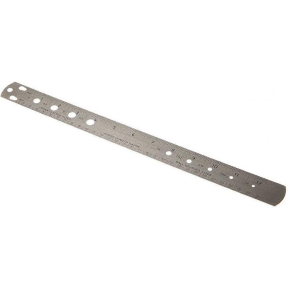 Icetoolz (buzaglo) lijn en meetlat 31cm voor spaken, RVS