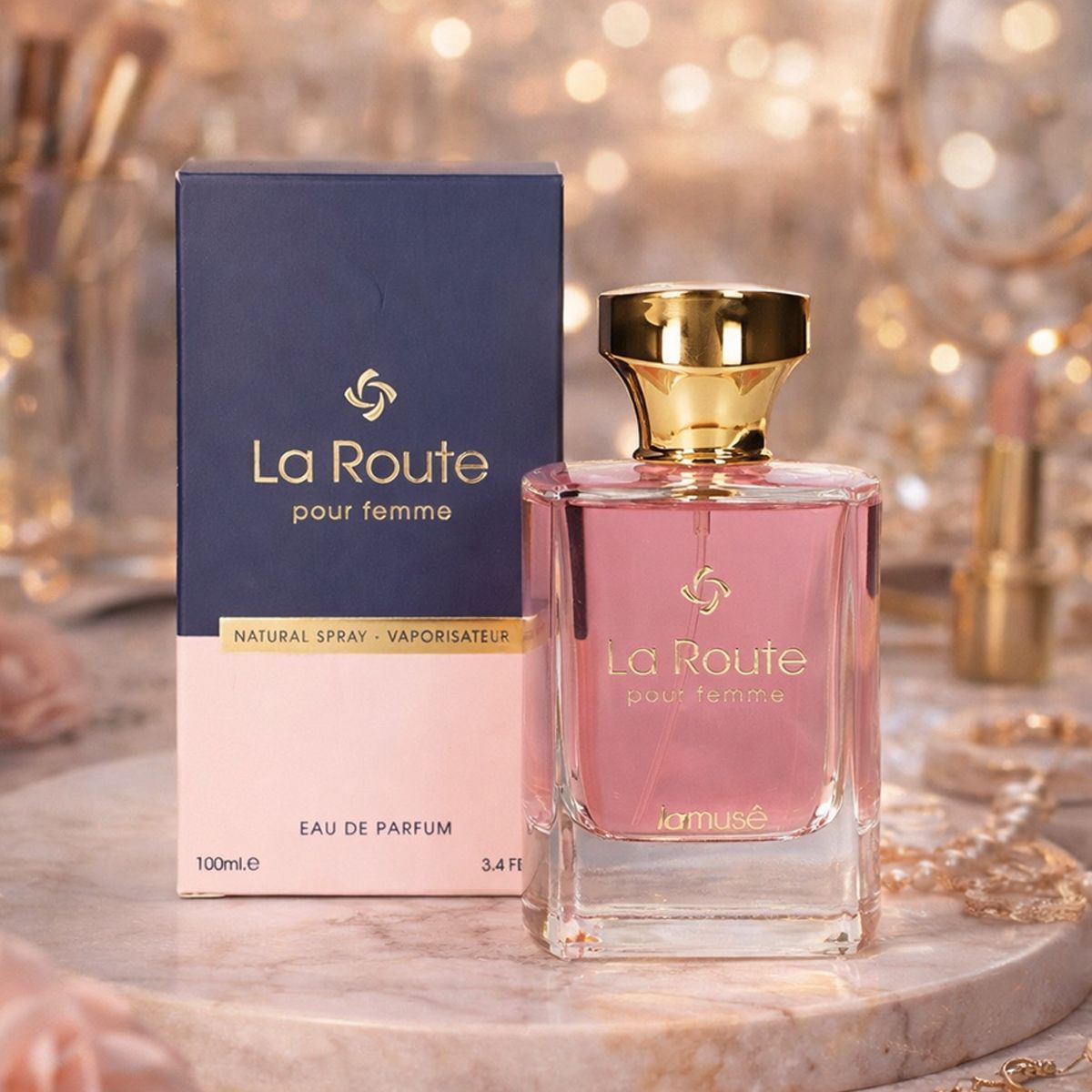 Lamusê by lattafa eau de parfum la route pour femme 100ml