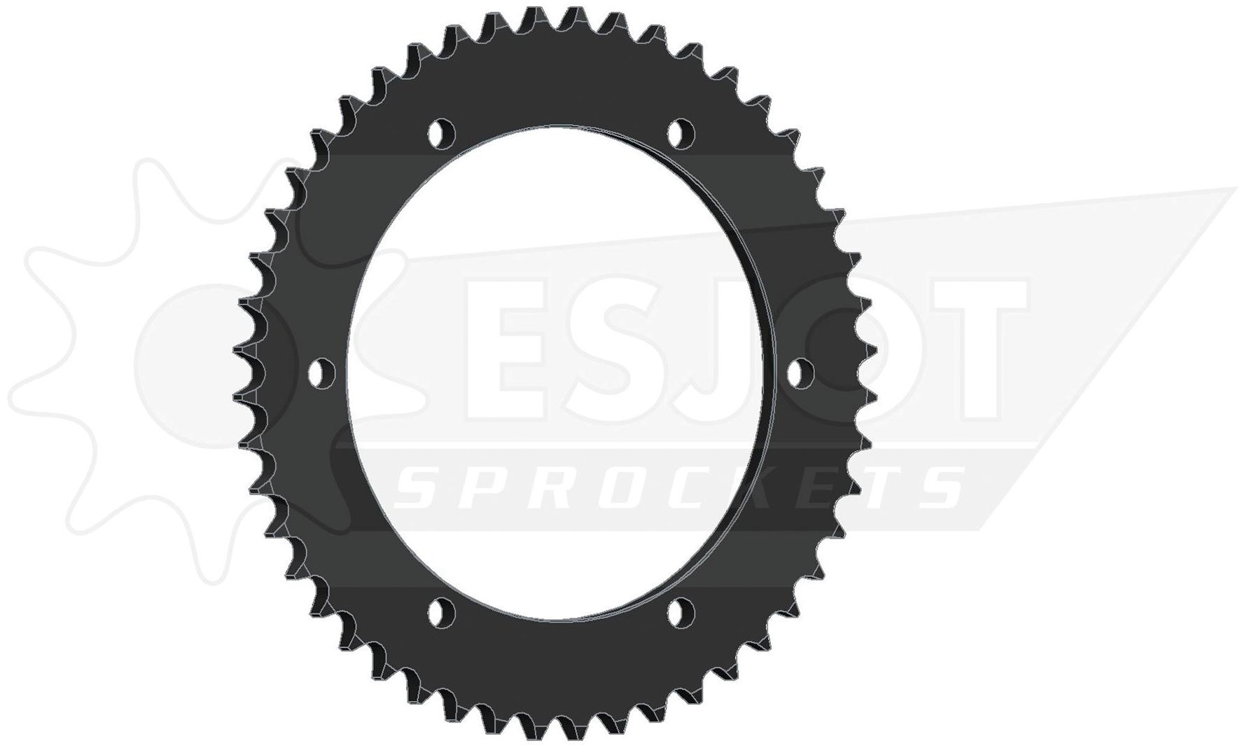 Esjot chain wheel 428 50z steel black