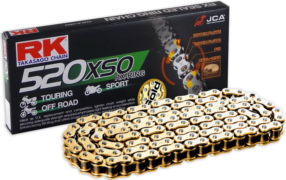 Rk chain 520 xso 96 n gold gold open