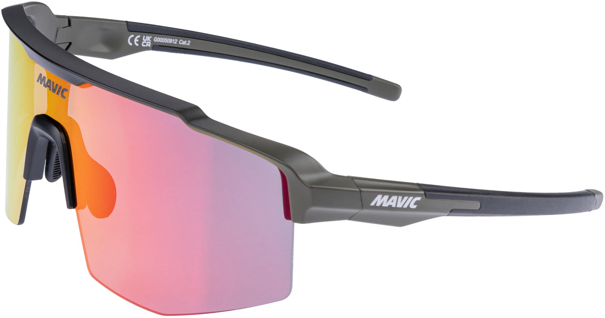Mavic glasses mvs shield cat.2 khaki red