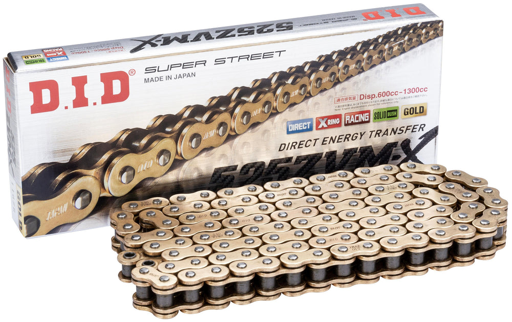 D.i.d chain did 525 zvmx 128 n gold gold open