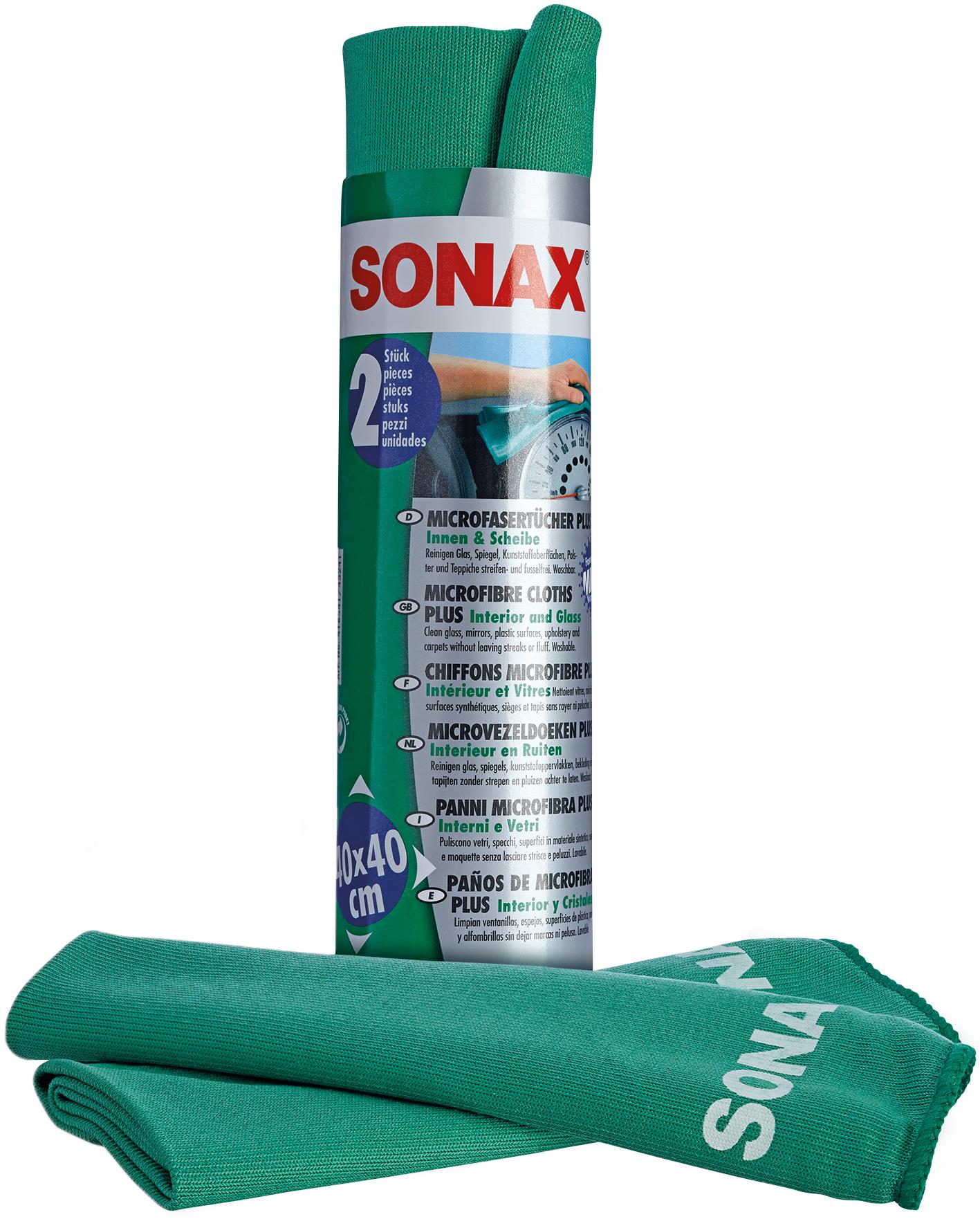 Sonax microfibre cloth inside
