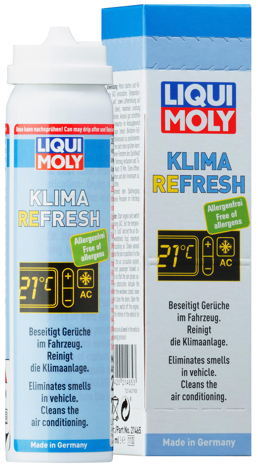 Liqui moly ac refresh 75ml dose aerosol
