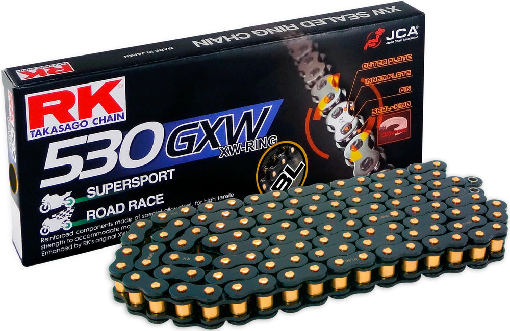 Rk chains 530 gxw 110 n black scale open