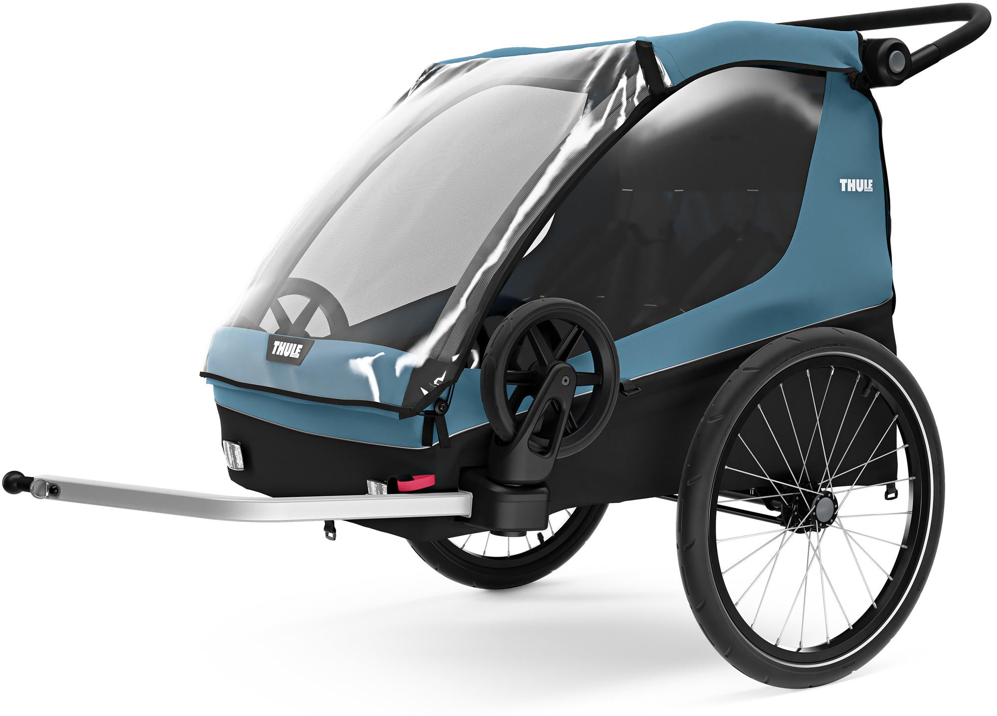 Thule child trailer courier blue black